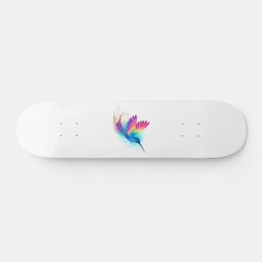 Exotic Rainbow Hummingbird Persoonlijk Skateboard (Horizontaal)