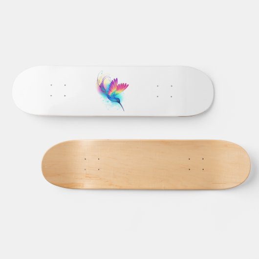 Exotic Rainbow Hummingbird Persoonlijk Skateboard (Horizontaal)