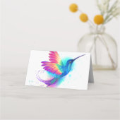 Exotic Rainbow Hummingbird Plaatskaartje (Achterkant)