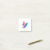 Exotic Rainbow Hummingbird Post-it® Notes (Op bureau)