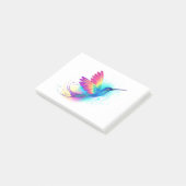 Exotic Rainbow Hummingbird Post-it® Notes (Schuin)