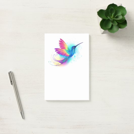Exotic Rainbow Hummingbird Post-it® Notes (Kantoor)