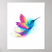 Exotic Rainbow Hummingbird Poster (Voorkant)