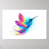 Exotic Rainbow Hummingbird Poster (Voorkant)