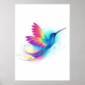 Exotic Rainbow Hummingbird Poster (Voorkant)