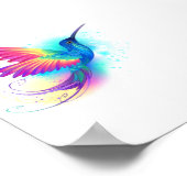 Exotic Rainbow Hummingbird Poster (Hoek)