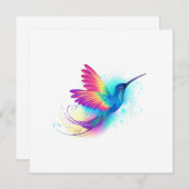Exotic Rainbow Hummingbird Programmakaart (Voorkant / Achterkant)