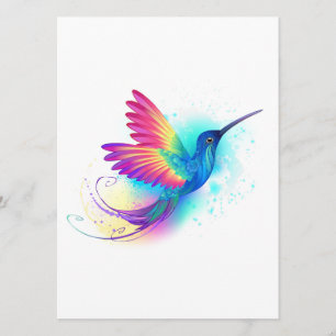 Exotic Rainbow Hummingbird Programmakaart