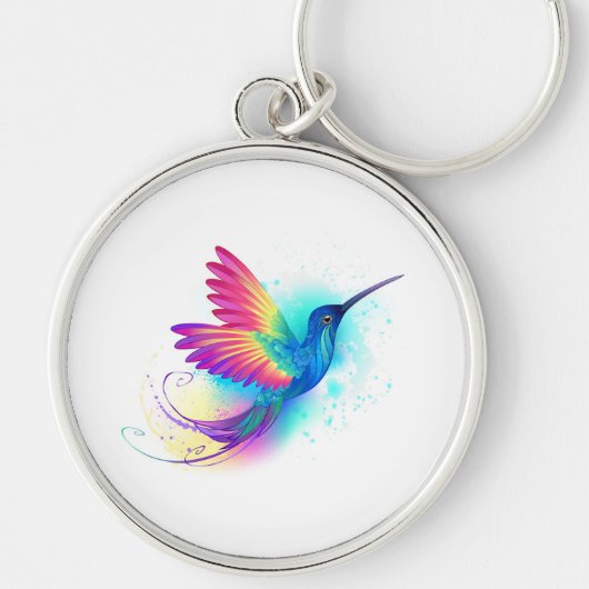Exotic Rainbow Hummingbird Sleutelhanger (Voorkant)