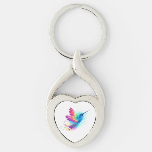 Exotic Rainbow Hummingbird Sleutelhanger (Voorkant)