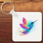 Exotic Rainbow Hummingbird Sleutelhanger (Voorkant)