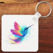 Exotic Rainbow Hummingbird Sleutelhanger (Achterkant)