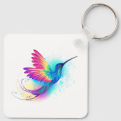 Exotic Rainbow Hummingbird Sleutelhanger (Achterkant)
