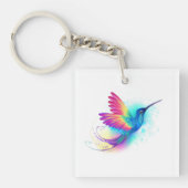 Exotic Rainbow Hummingbird Sleutelhanger (Voorkant)