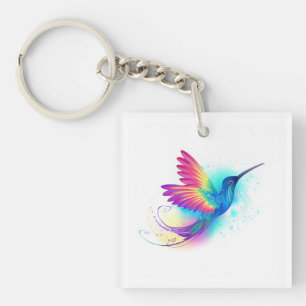 Exotic Rainbow Hummingbird Sleutelhanger