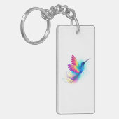 Exotic Rainbow Hummingbird Sleutelhanger (Voorkant Links)