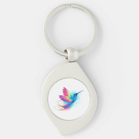Exotic Rainbow Hummingbird Sleutelhanger (Voorkant)