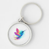 Exotic Rainbow Hummingbird Sleutelhanger (Voorkant)