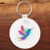 Exotic Rainbow Hummingbird Sleutelhanger (Voorkant)