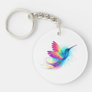 Exotic Rainbow Hummingbird Sleutelhanger