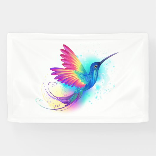 Exotic Rainbow Hummingbird Spandoek (Horizontaal)