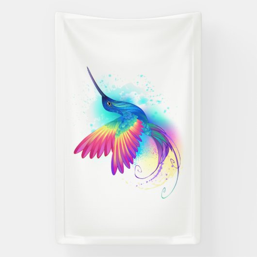 Exotic Rainbow Hummingbird Spandoek (Verticaal)