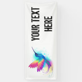 Exotic Rainbow Hummingbird Spandoek (Verticaal)