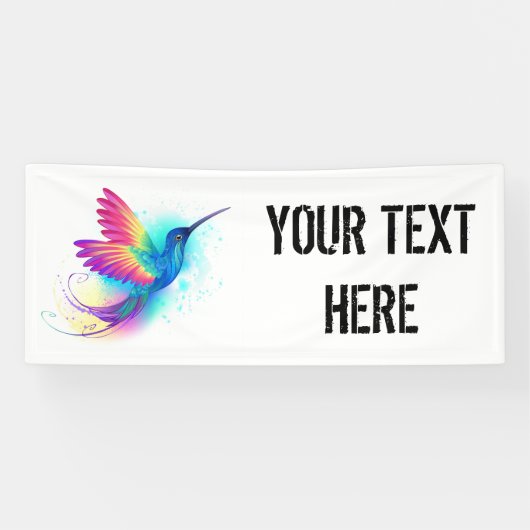 Exotic Rainbow Hummingbird Spandoek (Horizontaal)