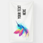 Exotic Rainbow Hummingbird Spandoek (Verticaal)