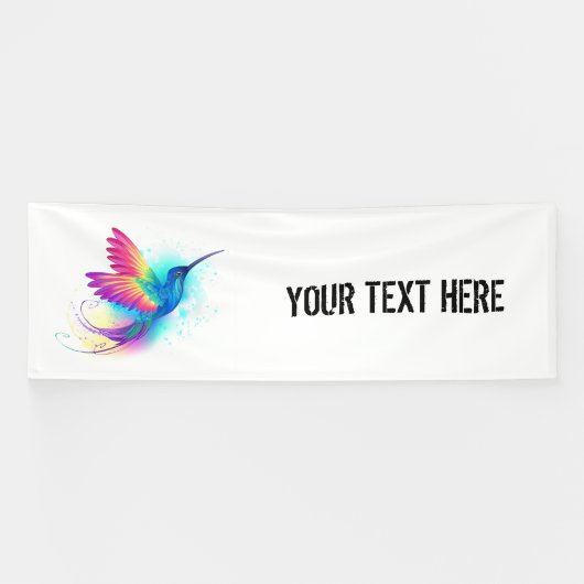 Exotic Rainbow Hummingbird Spandoek (Horizontaal)