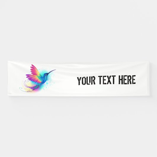 Exotic Rainbow Hummingbird Spandoek (Horizontaal)