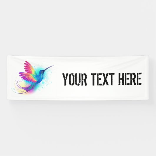 Exotic Rainbow Hummingbird Spandoek (Horizontaal)