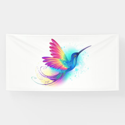 Exotic Rainbow Hummingbird Spandoek (Horizontaal)