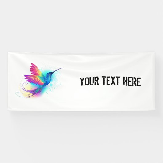 Exotic Rainbow Hummingbird Spandoek (Horizontaal)