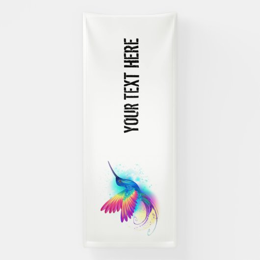 Exotic Rainbow Hummingbird Spandoek (Verticaal)