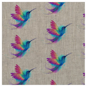 Exotic Rainbow Hummingbird Stof