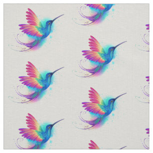 Exotic Rainbow Hummingbird Stof