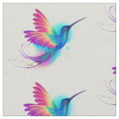 Exotic Rainbow Hummingbird Stof (Close Up)