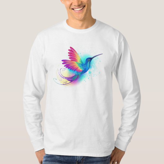 Exotic Rainbow Hummingbird T-shirt (Voorkant)