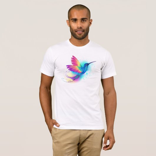 Exotic Rainbow Hummingbird T-shirt (Voorkant volledig)