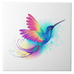 Exotic Rainbow Hummingbird Tegeltje