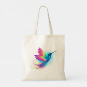Exotic Rainbow Hummingbird Tote Bag (Achterkant)