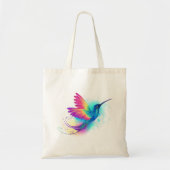 Exotic Rainbow Hummingbird Tote Bag (Voorkant)