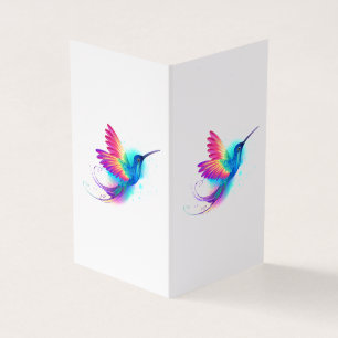 Exotic Rainbow Hummingbird Visitekaartje
