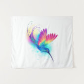 Exotic Rainbow Hummingbird Wandkleed (Voorkant (horizontaal))