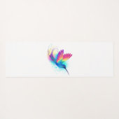 Exotic Rainbow Hummingbird Yogamat (Achterkant (horizontaal))