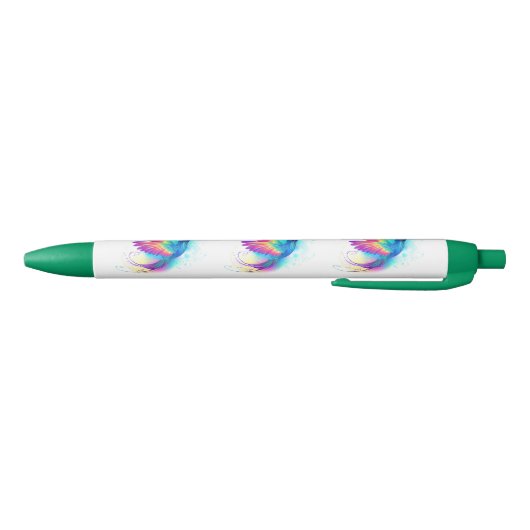 Exotic Rainbow Hummingbird Zwarte Inkt Pen (Bodem)