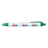 Exotic Rainbow Hummingbird Zwarte Inkt Pen (Bovenkant)