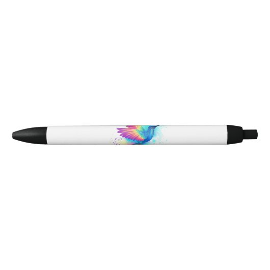 Exotic Rainbow Hummingbird Zwarte Inkt Pen (Voorkant)