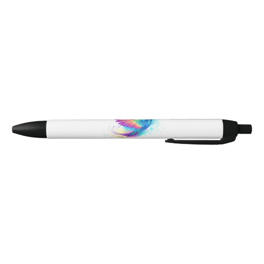 Exotic Rainbow Hummingbird Zwarte Inkt Pen (Bodem)
